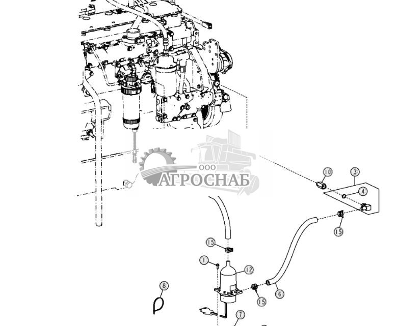 Нагреватель охлаждающей жидкости двигателя (120 В) (двигатели 6068HDW75) - ST8431 260.jpg
